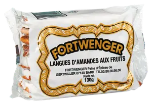 LANGUES D'AMANDES AUX FRUITS FORTWENGER