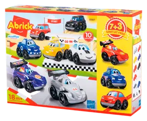 COFFRET DE 10 VEHICULES FAST CAR ABRICK