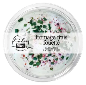 RECETTE FOUETTEE AU FROMAGE FRAIS L'ATELIER BLINI