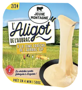 ALIGOT DE L'AUBRAC A LA TOMME FRAÎCHE JEUNE MONTAGNE