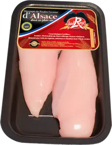 ESCALOPE DE POULET FERMIER LABEL ROUGE IGP VOLAILLES D'ALSACE