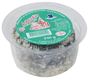 FROMAGE AU LAIT PASTEURISE LE PETIT TROO CENDRE