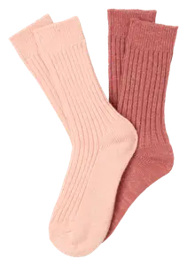 LOT DE 2 PAIRES DE MI-CHAUSSETTES FEMME