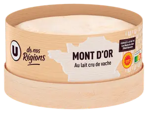 MONT D'OR AOP AU LAIT CRU U DE NOS REGIONS