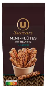 MINI-FLUTES AU BEURRE LIN PAVOT U SAVEURS