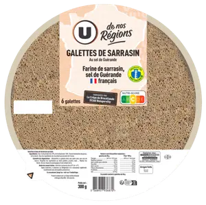 GALETTES DE SARRASIN U DE NOS REGIONS