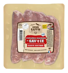 Veritables Saucisses de Savoie Diots Henri Raffin