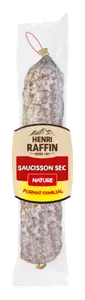 SAUCISSON SEC NATURE FORMAT FAMILIAL HENRI RAFFIN