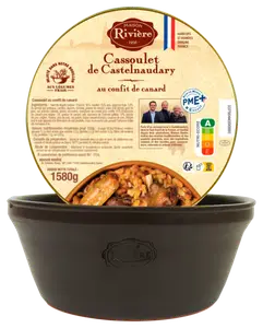 CASSOULET DE CASTELNAUDARY AU CONFIT DE CANARD MAISON RIVIERE