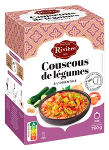 COUSCOUS DE LEGUMES A L'ORIENTALE MAISON RIVIERE