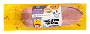 SAUCISSON PUR PORC A CUIRE MORTEAU SAUCISSE