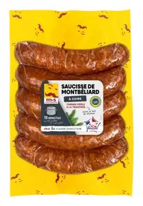 Saucisse de Montbeliard Igp Morteau Saucisse