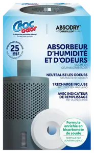 ABSORBEUR D'HUMIDITE 25M² AVEC 1 RECHARGE 500G
