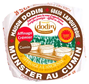 MUNSTER AOP AU CUMIN SÉLECTION AFFINAGE CRÉMIER MAISON DODIN