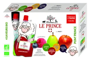 GOURDES PUREE A BOIRE POMME PANACHE BIO THOMAS LE PRINCE