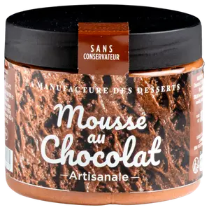 MOUSSE ARTISANALE AU CHOCOLAT LA HULOTTE