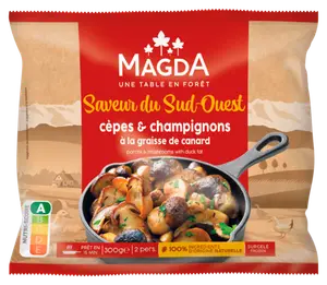 POÊLÉE CÈPES & CHAMPIGNONS À LA GRAISSE DE CANARD SURGELÉE MAGDA