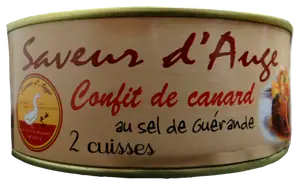 CONFIT DE CANARD AU SEL DE GUERANDE SAVEUR D'AUGE