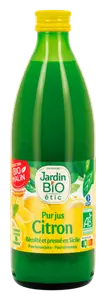 PUR JUS DE CITRON BIO ORIGINE SICILE JARDIN BIO