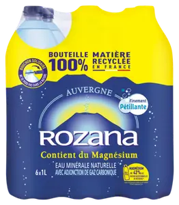EAU MINERALE NATURELLE GAZEUSE ROZANA