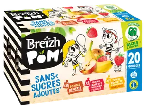 Gourdes Breizh'pom Sans Sucres Ajoutés