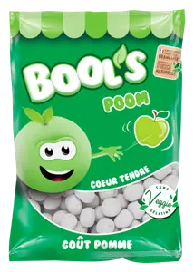 BONBONS TENDRES AROMATISEE GOUT POMME BOOL'S