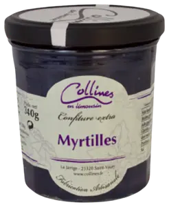 CONFITURE EXTRA MYRTILLES COLLINES