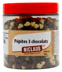PEPITES 3 CHOCOLATS NICLAUS