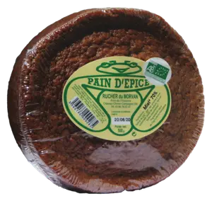 PAIN D'EPICE BIO 70 % DE MIEL LES RUCHERS DU MORVAN