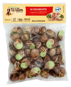 Escargots Belle Grosseur Prepares A L'alsacienne Surgeles Willm