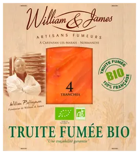 TRUITE FUMEE WILLIAM ET JAMES