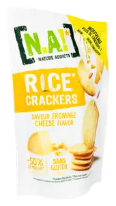 RICE CRACKERS SAVEUR FROMAGE NATURE ADDICTS !