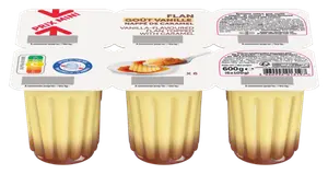 FLAN GOUT VANILLE NAPPE DE CARAMEL PRIX MINI