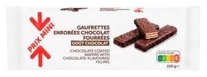 Gaufrettes Enrobees Chocolat Fourrees Prix Mini