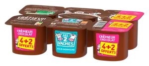 CREME DESSERT CREMEUH BIO LES 2 VACHES