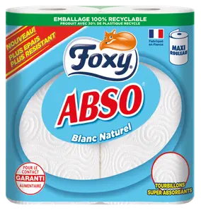 Essuie-Tout 3 Plis Abso Blanc Foxy
