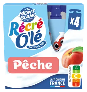 GOUTER LAITIER FRUITS MIXES PECHE RECRE O'LE