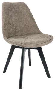 CHAISE TISSU CHINE TAUPE