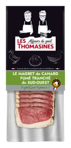 MAGRET DE CANARD TRANCHÉ SÉCHÉ OU TRANCHÉ FUMÉ LES THOMASINES