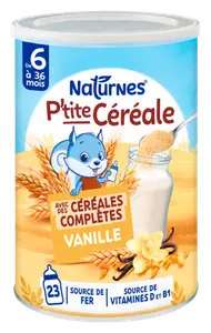 P'TITES CEREALES AVEC CEREALES COMPLETES DES 6 MOIS NATURNES