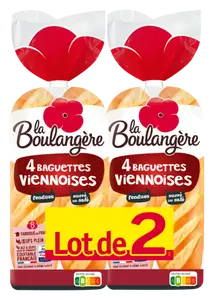BAGUETTES VIENNOISES LA BOULANGERE