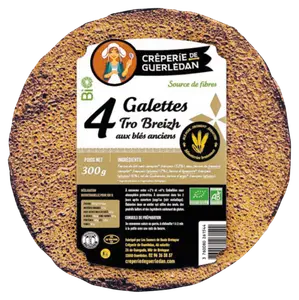 GALETTES TRO BREIZH AUX BLES ANCIENS BIO CREPERIE DE GUERLEDAN