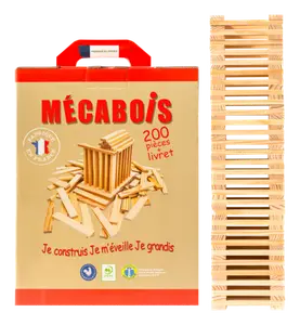 BARIL DE 200 PIECES MECABOIS