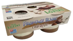 FROMAGE BLANC SUR LIT DE CHATAIGNE