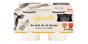 YAOURT AU LAIT DE LA FERME BRASSE LA FERME DE LA VIEILLE ABBAYE