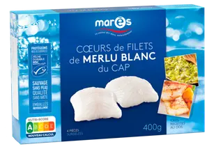 COEURS DE FILETS MERLU BLANC MSC SURGELES MARES
