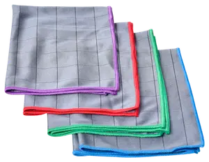 LOT DE 4 CHIFFONS EN MICROFIBE