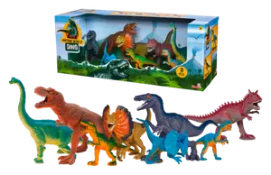 PACK DE 8 DINOSAURES