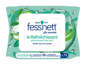 PAPIER TOILETTE HUMIDE LE RAFRAICHISSANT FESS'NETT
