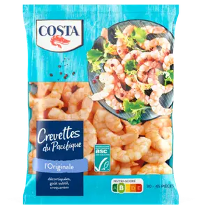 Crevettes Rouges Surgelees Asc Costa